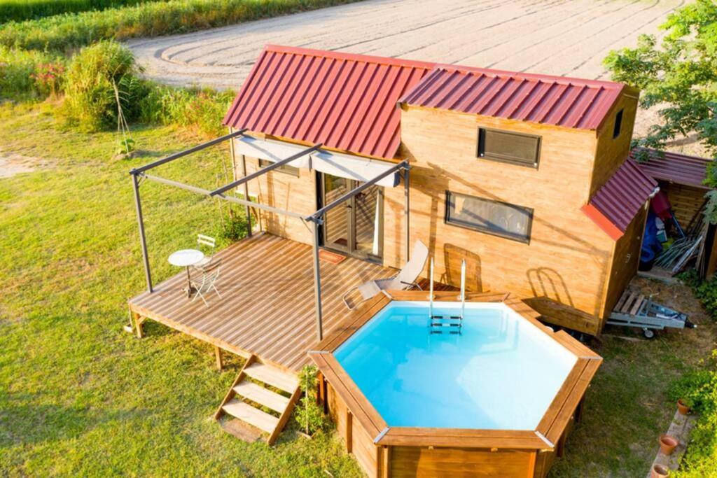 Myinsolite - Tiny-House, Jacuzzi, Brasero, Piscine Aigues-Mortes Exteriér fotografie