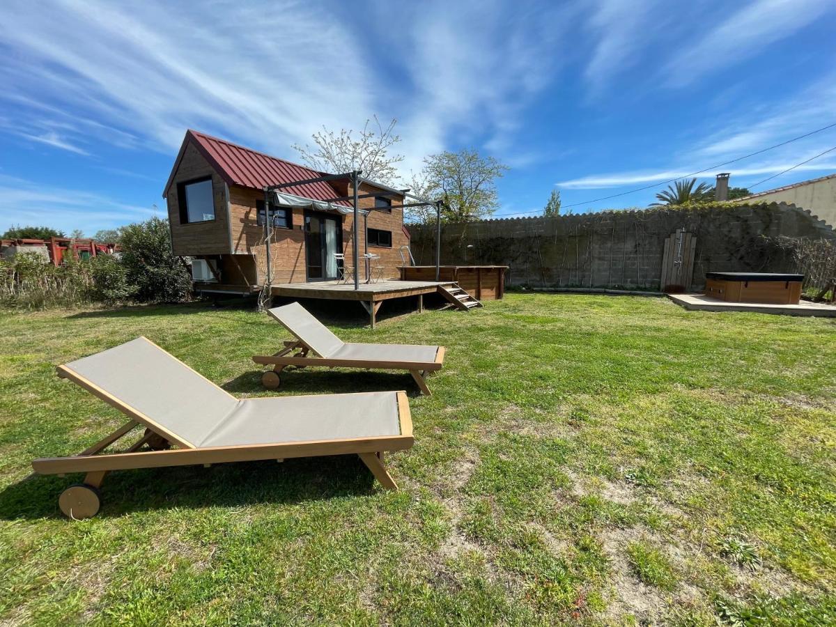 Myinsolite - Tiny-House, Jacuzzi, Brasero, Piscine Aigues-Mortes Exteriér fotografie