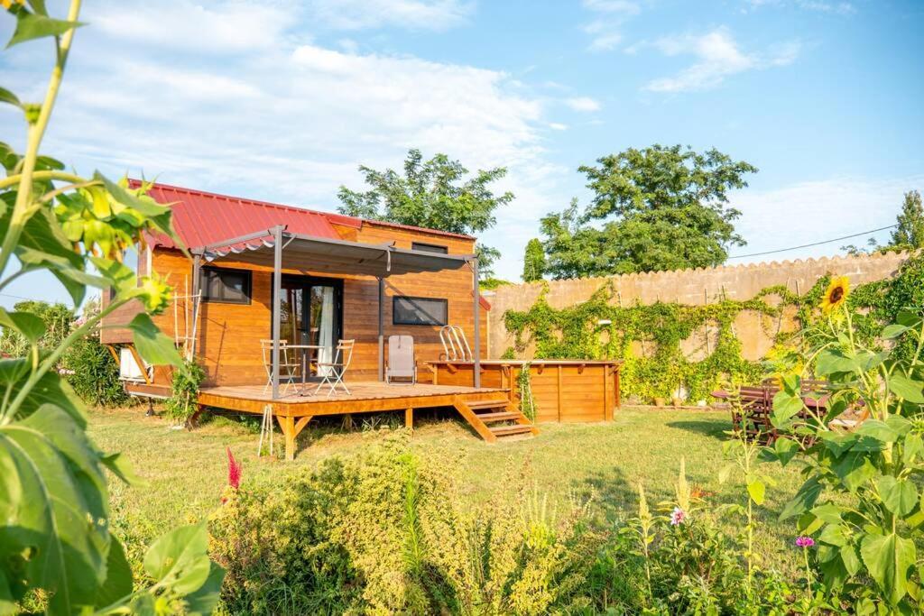Myinsolite - Tiny-House, Jacuzzi, Brasero, Piscine Aigues-Mortes Exteriér fotografie