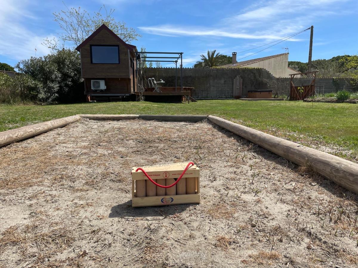 Myinsolite - Tiny-House, Jacuzzi, Brasero, Piscine Aigues-Mortes Exteriér fotografie