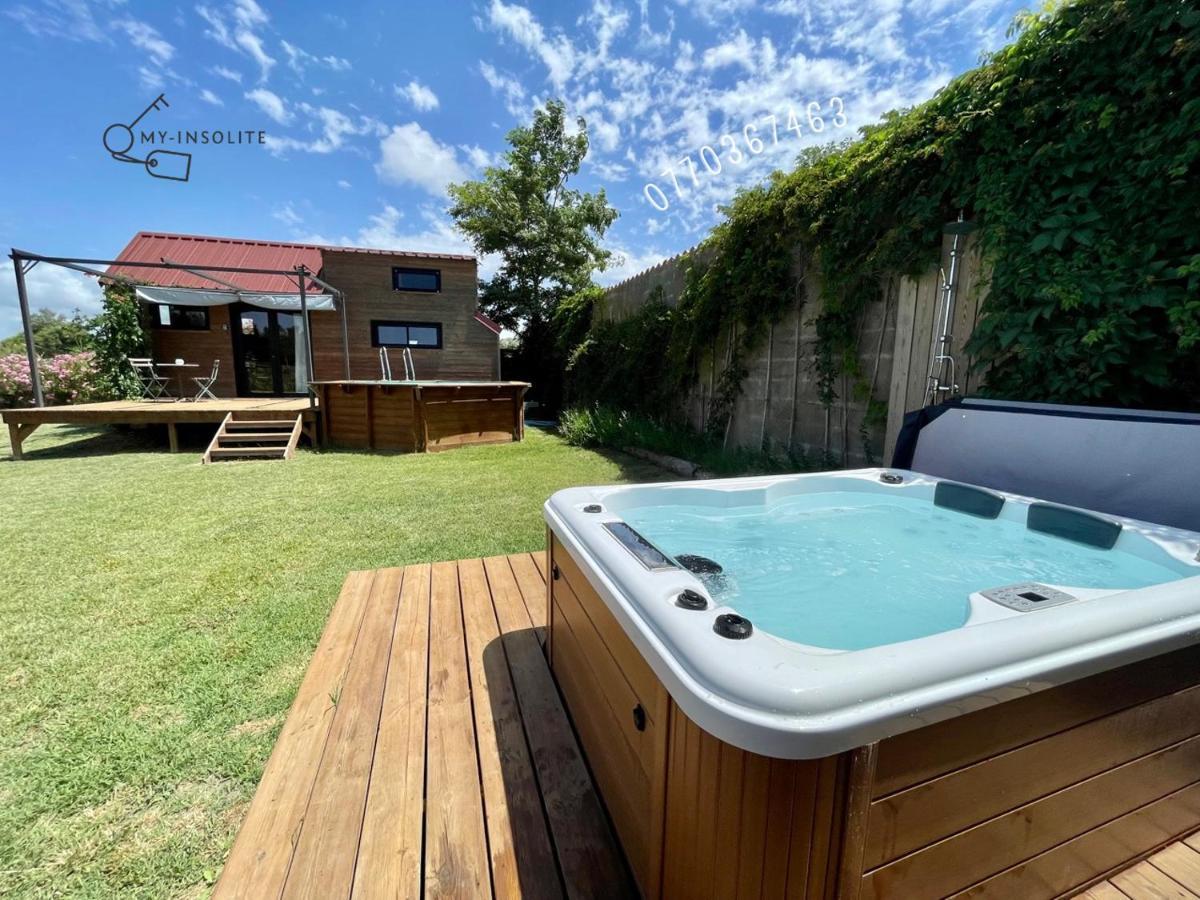 Myinsolite - Tiny-House, Jacuzzi, Brasero, Piscine Aigues-Mortes Exteriér fotografie